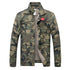 Camouflage Fashion Slim Jean Coat Men's Stretchy Denim Jacket
